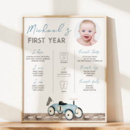 Poster Carro Retroativo No Sinal De Etapa Da Fotografia