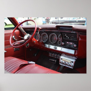 Poster Carro velho com a trilha 8