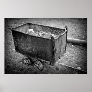 Póster Carro velho do minério