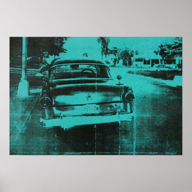 Póster Carro verde (Frente)