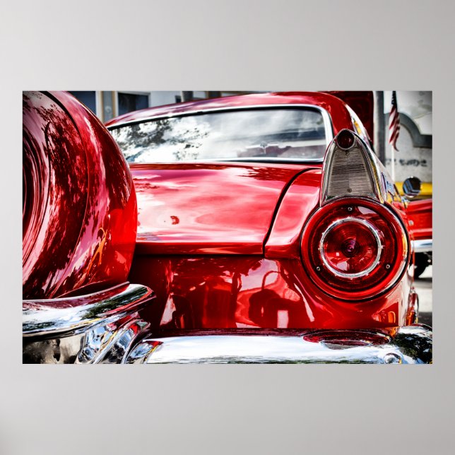 Poster Carro vintage (Frente)