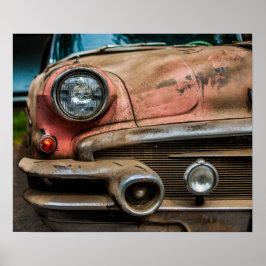 Poster carro vintage