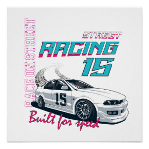 Póster Carro vintage