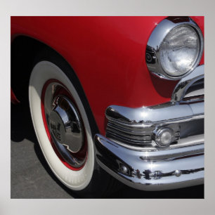 Poster carro vintage