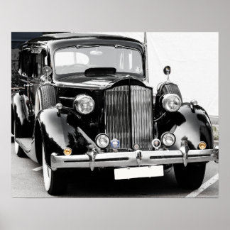 Póster Carro vintage