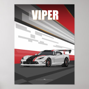 Poster carro Viper Muscle
