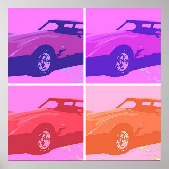 Poster Carros Clássicos 1979 (Frente)