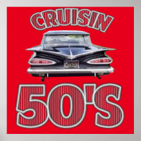 Carros Clássicos Anos 50 de Cruisina.