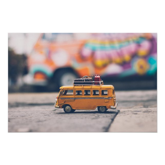 Póster Carros Clássicos Mais Parecidos Carros Famosos (Frente)