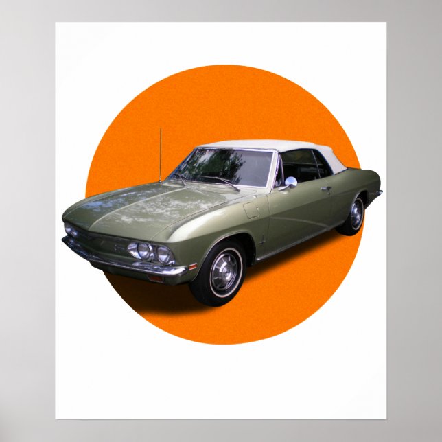 Poster carrosChevrolet Corvair (Frente)