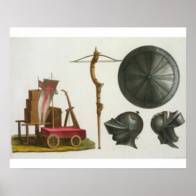 Póster Carruagem, arco-íris e blindagem, placa 17 fr (Frente)