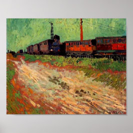 Póster Carruagems ferroviárias (F466) Van Gogh Fine Art