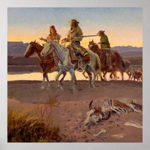 Poster "Carson's Men" por Charles Russell