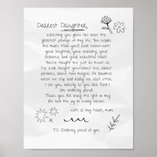 Poster Carta à Filha
