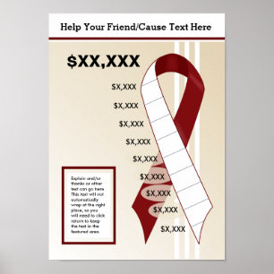 Poster Carta da fita de Borgonha