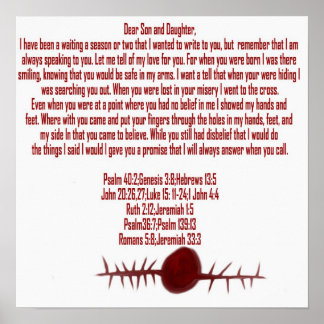 Póster Carta de amor de Jesus