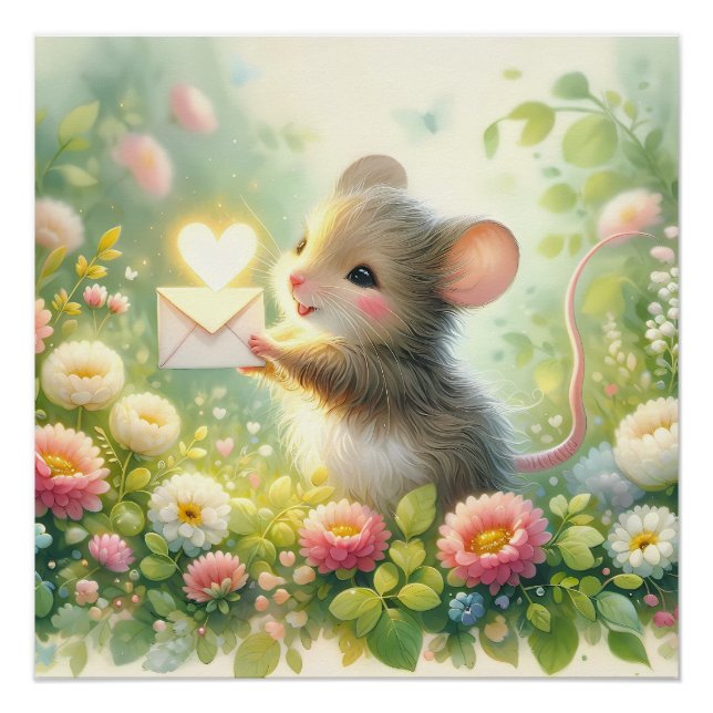 Póster Carta de Amor do Rato da Cabana Prado (Frente)