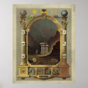 Poster Carta maçónica [1872]