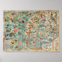 Carta Marina, mapa da Escandinávia