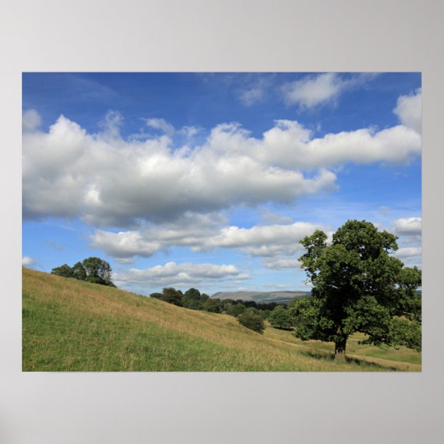 Poster Cartão da Noite de Pendle Hill (Frente)