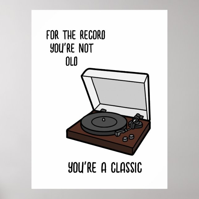 Poster Cartão De Aniversário Engraçado Para O Vovô, Pai (Frente)