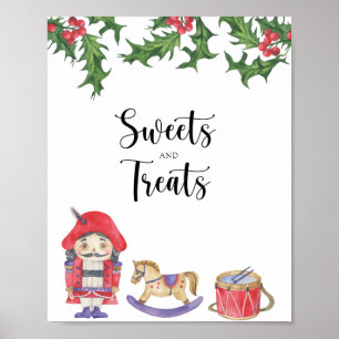 Poster Cartão de bebê do Quebra-Nozes - doces e guloseima