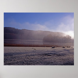 Poster Cartão de Férias de Inverno para Água Esthwiate