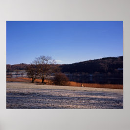 Poster Cartão de Férias de Inverno para Água Esthwiate