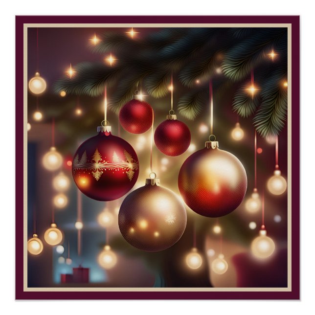 Póster Cartão de Festividades (Frente)