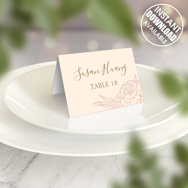 Poster Cartão de Local de Casamento de Felicidade Dupla (Criador carregado)