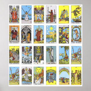 Póster Cartão de Tarot