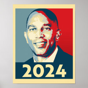 Poster Cartão Hakeem Jeffries 2024