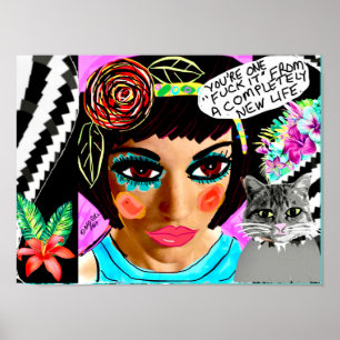 Poster Cartão postal