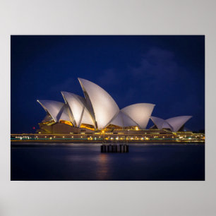 Poster Cartão postal de Natal para a Ópera da Austrália d