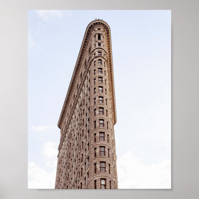 Poster Cartão postal do edifício Flatiron (Frente)