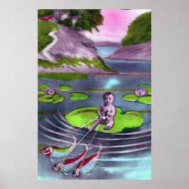 Poster Cartão postal francês da April Fool Vintage