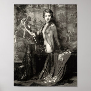 Poster Cartão postal francês no início dos anos 1900