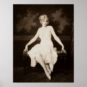 Póster Cartão postal francês no início dos anos 1900