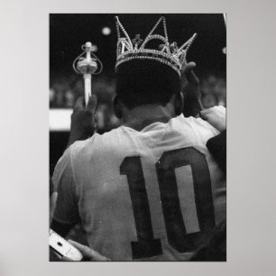Poster Cartão Postal King Pelé - 1940-2022