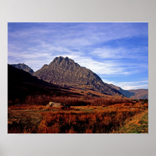 Poster Cartão postal Tryfan Snowdonia Norte do País de Ga