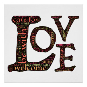 Póster Cartas de amor: Expressões do amor incondicional