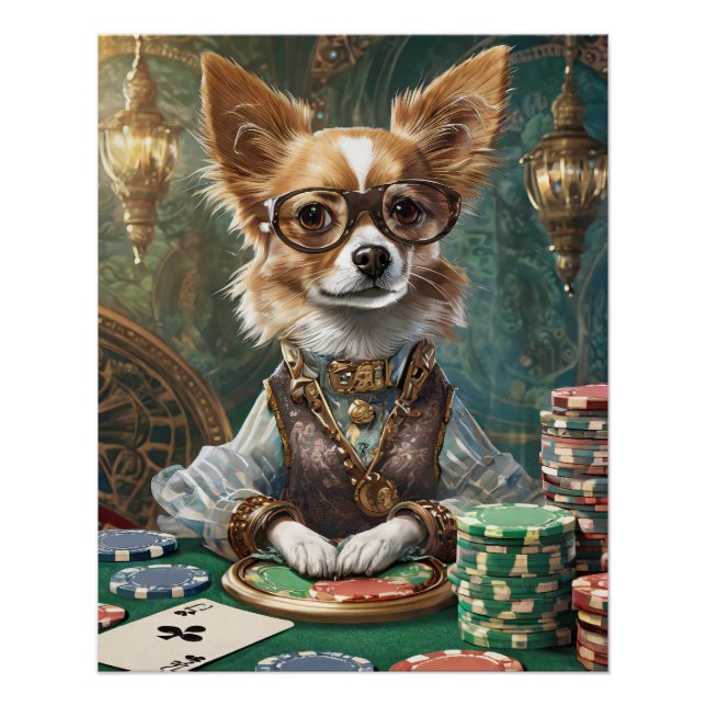 Póster Cartas de Contagem, Steampunk Chihuahua (Frente)