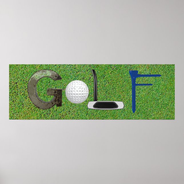 Poster Cartas de golfe (Frente)