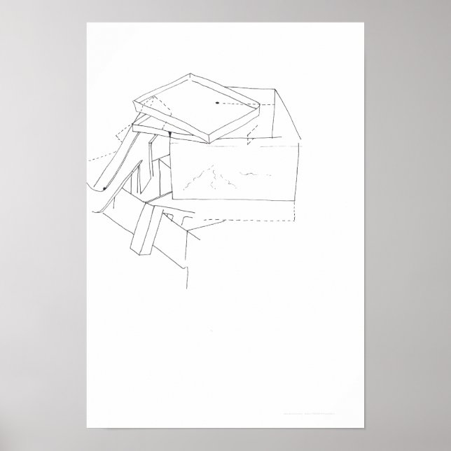 Poster Cartas de Jogos do Edifício na caixa Desenho 9 P (Frente)