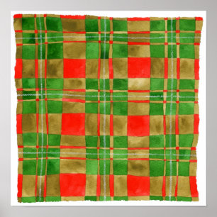 Poster CARTAZ 16"x16" MAC GREGOR TARTAN