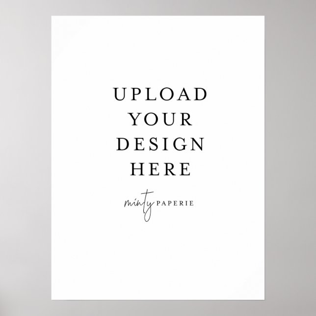 Poster Cartaz 18" x 24" - Retrato (Frente)