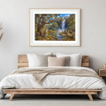Cartaz 20x16 Australian Wildlife Waterfall