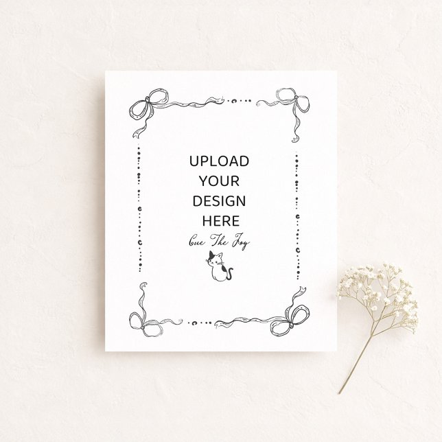 Poster Cartaz 8 x 10" (Criador carregado)