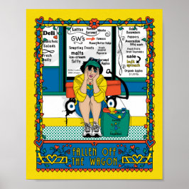 Poster Cartaz 8x10 Fallen Off The Wagon_B_