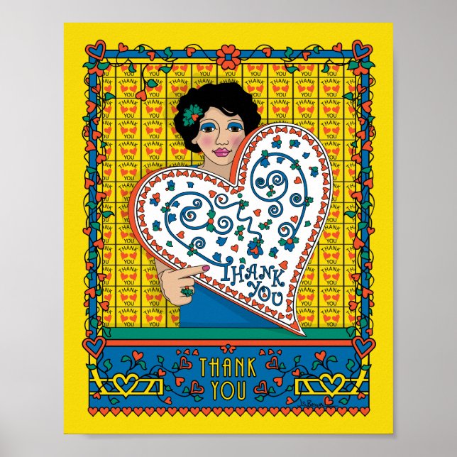 Póster Cartaz 8x10 Obrigado (Frente)